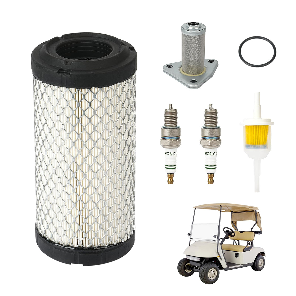 FIXHAWK EZGO tune up kit packaging for TXT/ST350 maintenance