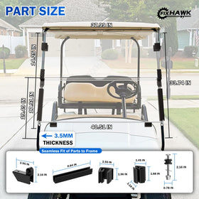FIXHAWK EZGO windshield clip and screw kit included for easy installation