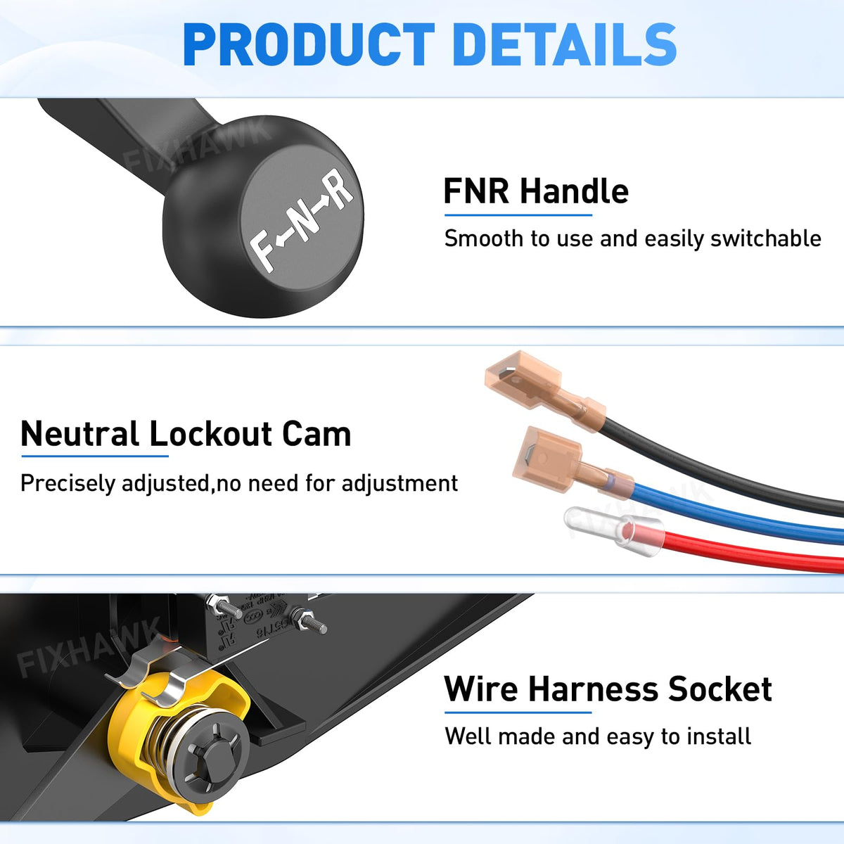 FIXHAWK compatible with Kawasaki FE290 and FE350 engines for reliable shifting