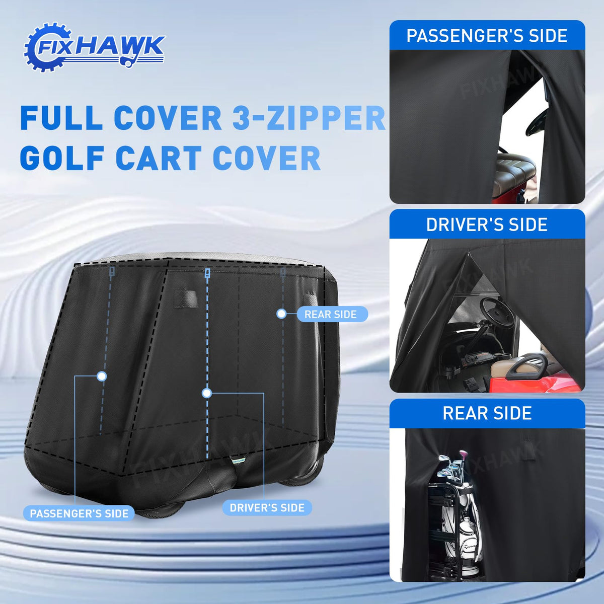 FIXHAWK folded storage bag illustrating easy storage when not in use.