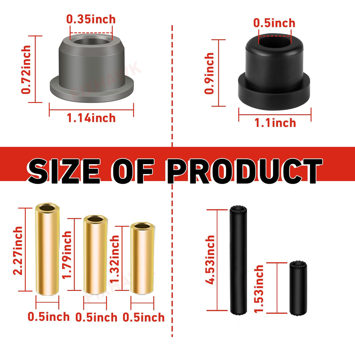 FIXHAWK wheel bearing seat with dust-proof cover for reliable steering control.
