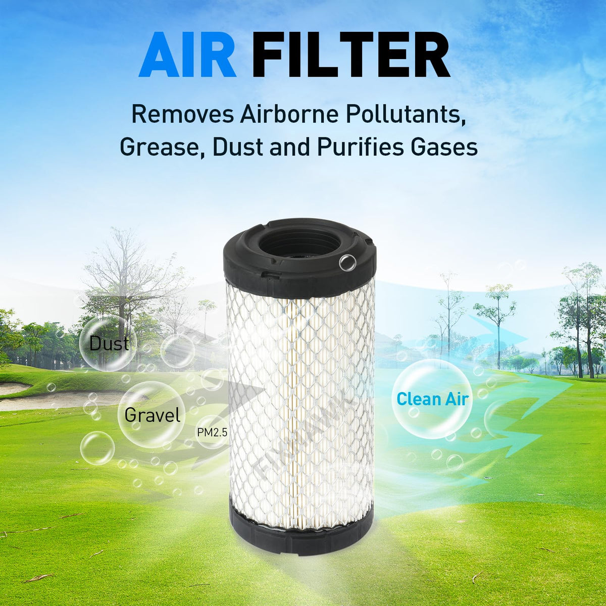 FIXHAWK fuel filter 72084G01 for EZGO improves filtration