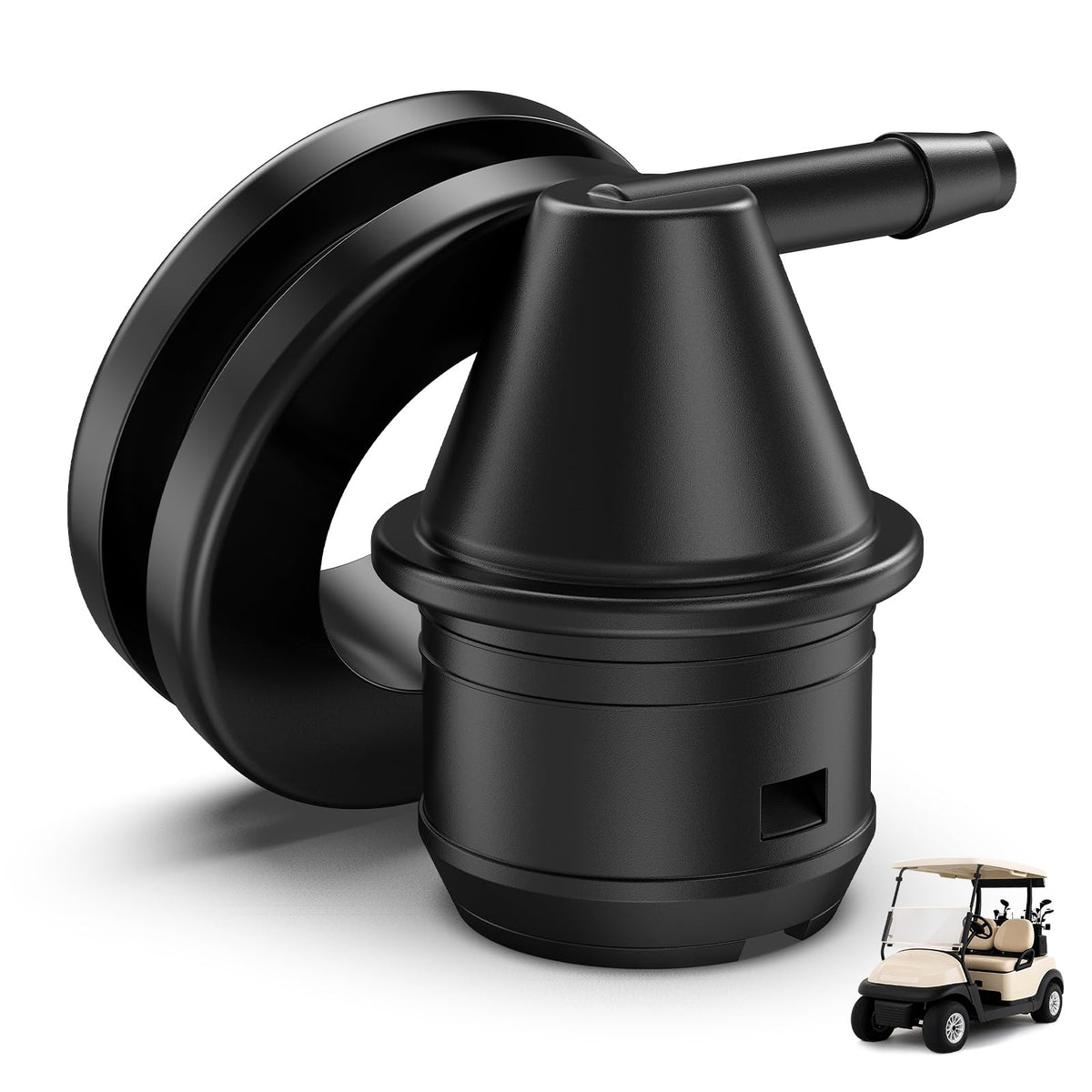 FIXHAWK fuel tank vent assembly for Club Car DS safely regulates tank pressure