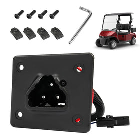 FIXHAWK golf cart 48V charger receptacle for EZGO RXV delivers stable charging connection.