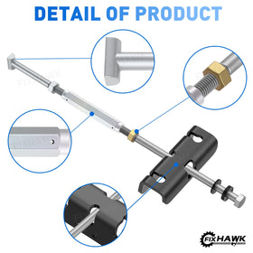 FIXHAWK nut secures rod alignment for reliable braking response