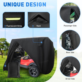 FIXHAWK 3-zipper design highlight waterproof doors for simple entry and maintenance.