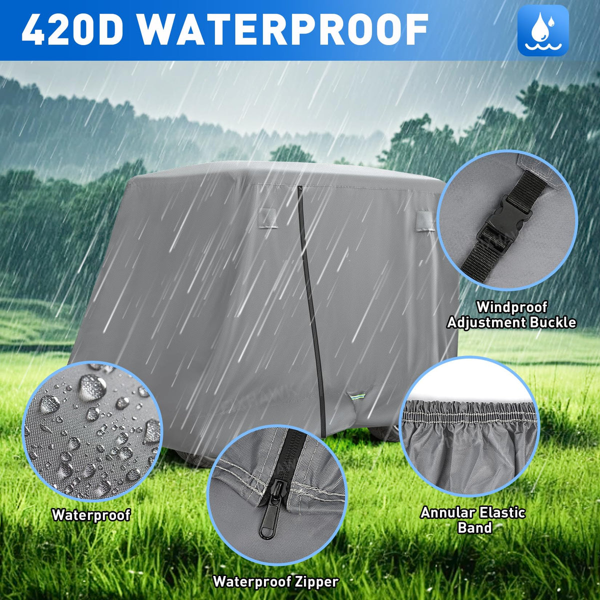 FIXHAWK integrated air holes and buckles support wind resistance.