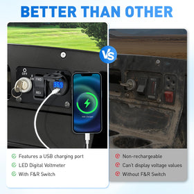 FIXHAWK key switch panel side-angle showing compact, cable-friendly installation.