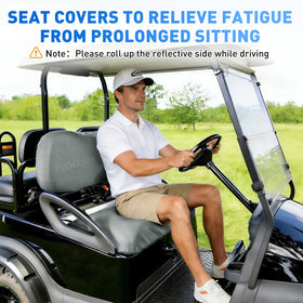 FIXHAWK front seat cover for Club Car Precedent maintains cleanliness and comfort.