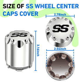 FIXHAWK center cap with SS logo detail enhances cart aesthetics.