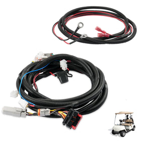 FIXHAWK golf cart wiring harness front view demonstrates a ready-to-install design