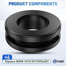 FIXHAWK grommet stack ready for quick installation and sealing.
