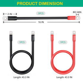 FIXHAWK heavy-duty golf cart cables resist heat and abrasion for durable wiring.