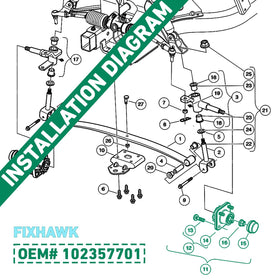 FIXHAWK hub assembly for 2003-5-up DS and 2018-up Tempo.