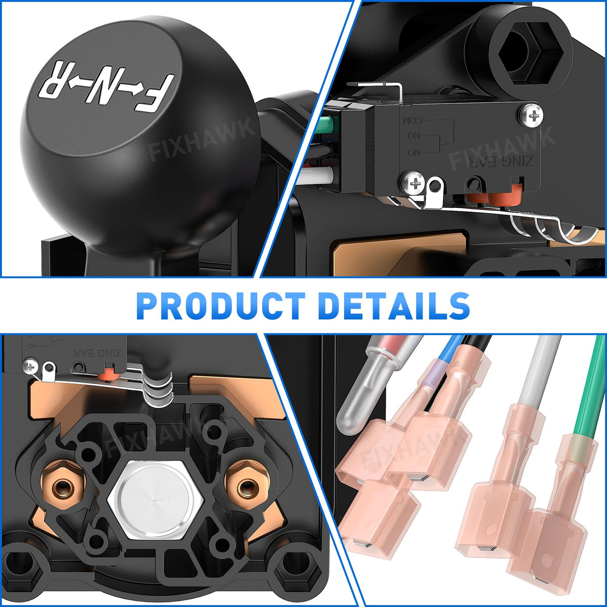 FIXHAWK screws and nuts set included for secure installation