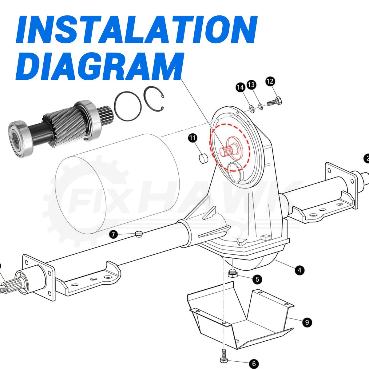 FIXHAWK replacement part boosts cart performance and reliability