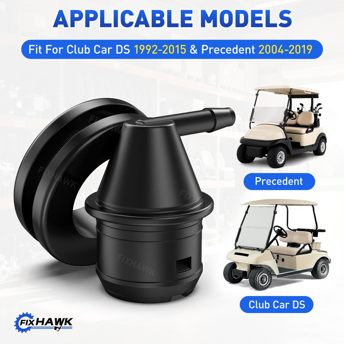 FIXHAWK insulator grommet for Club Car Precedent ensures secure oil resistant sealing