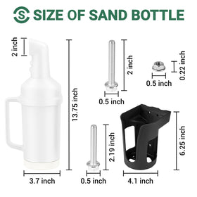 FIXHAWK large-capacity bottle reduces refills during rounds