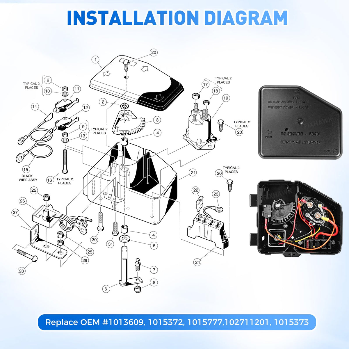 FIXHAWK micro switch assembly for reliable start function