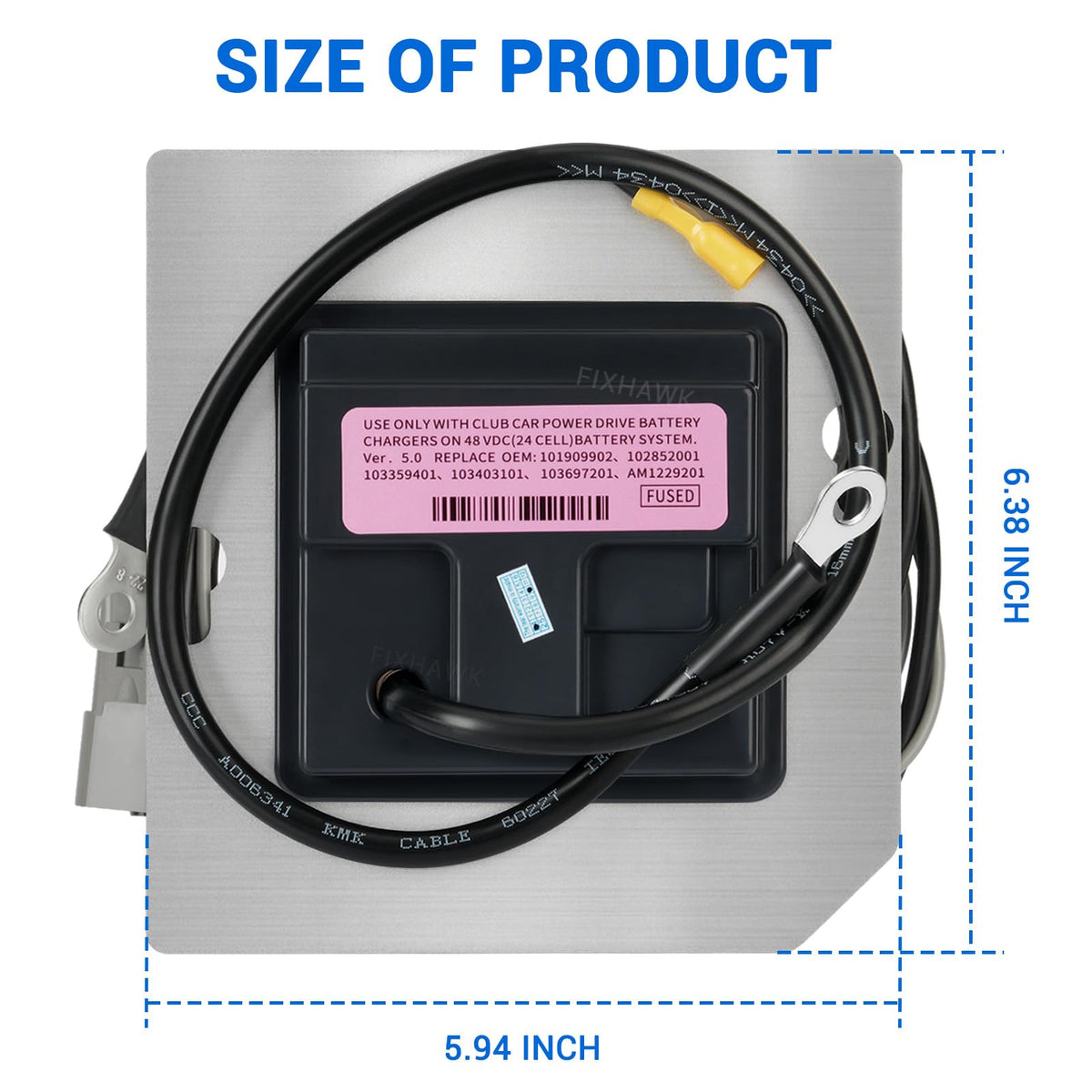 FIXHAWK plug-and-play OBC design simplifies setup and use.
