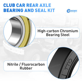 FIXHAWK outer rear axle bearing 6205ZZ for smooth rotation and long life