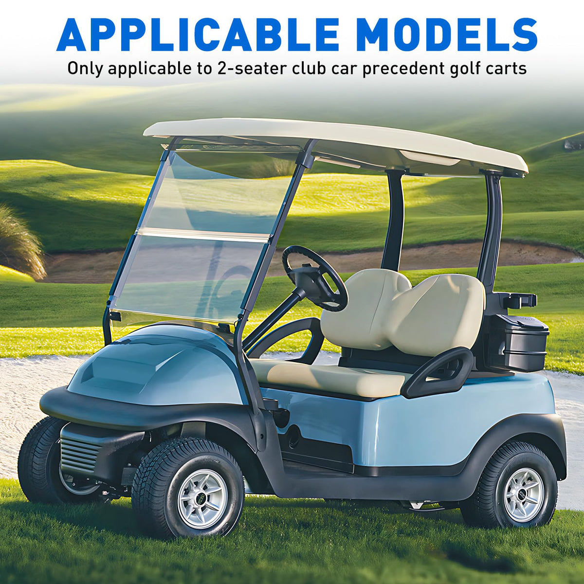FIXHAWK package includes sun shade for Club Car Precedent