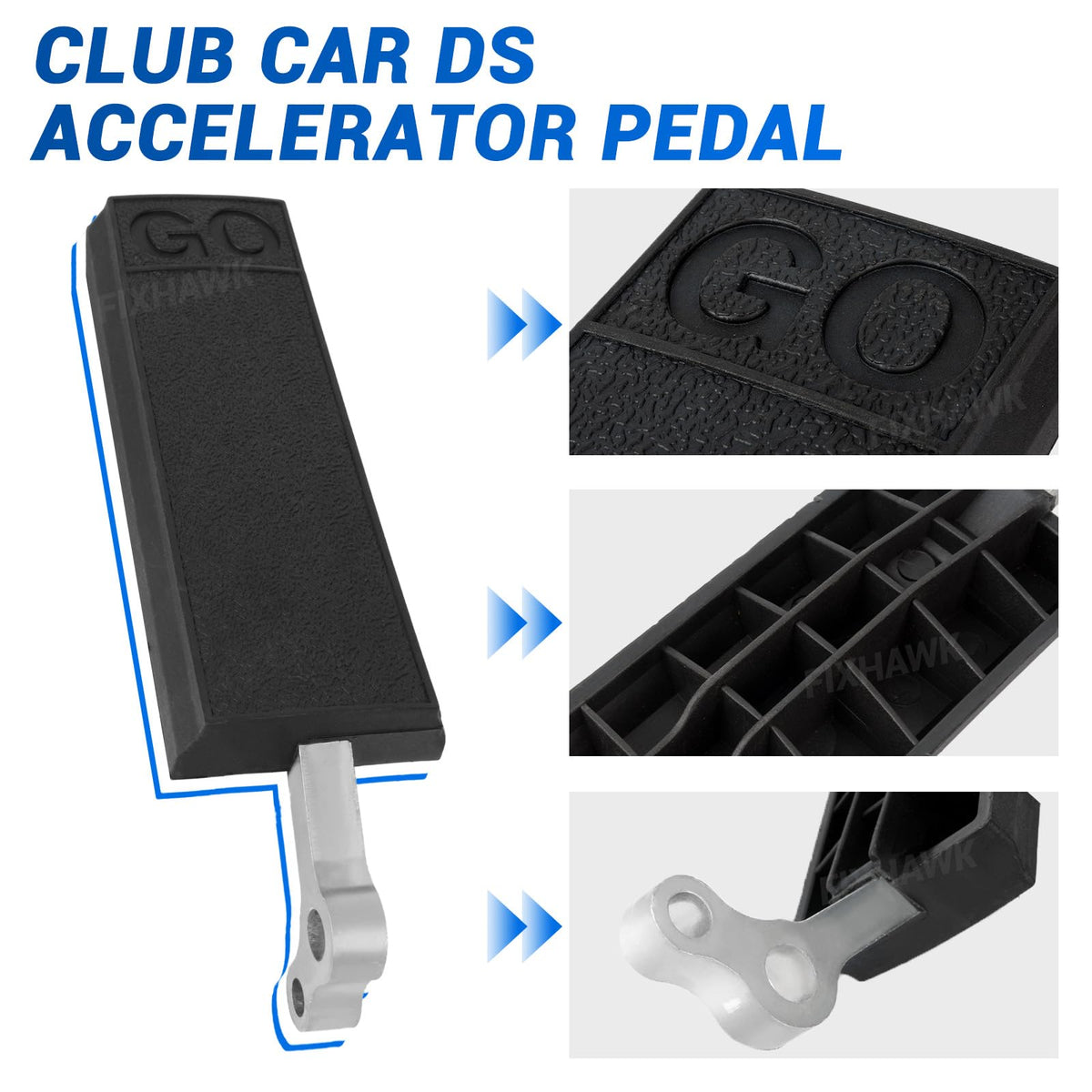 FIXHAWK parking brake latch kit supports secure parking for Carryall and DS carts