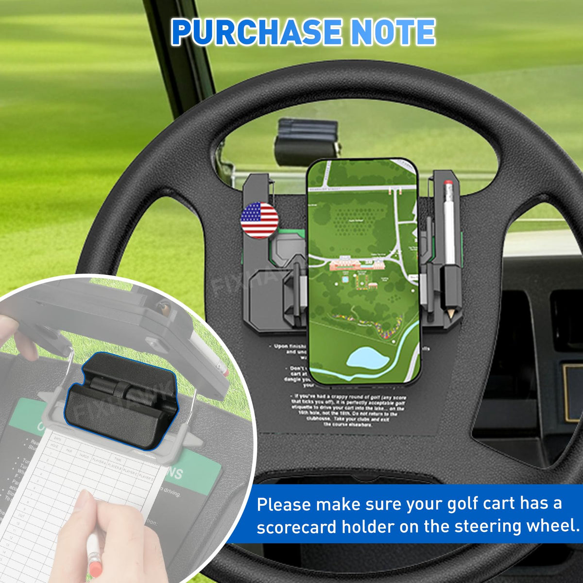 FIXHAWK stabilizes the device during rough rides and sharp turns.