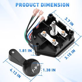 FIXHAWK easy-installation visuals guide shows how to fit the switch