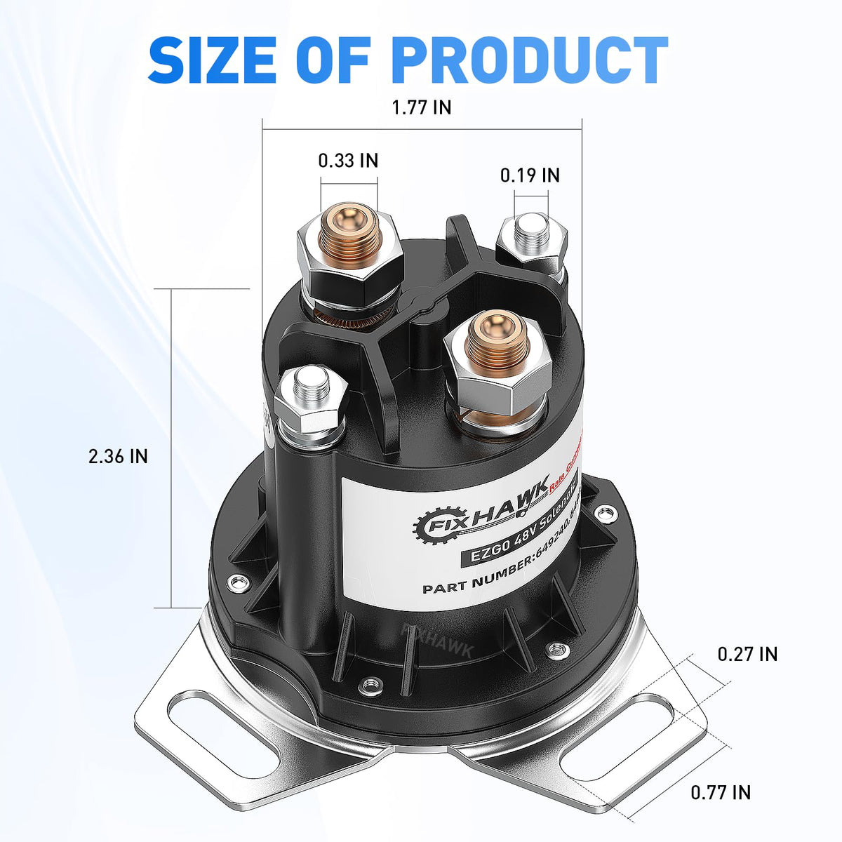 FIXHAWK 150A solenoid supports 48V operation with reliable response