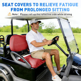FIXHAWK waterproof seat cover protects seats from spills and dirt during rides.