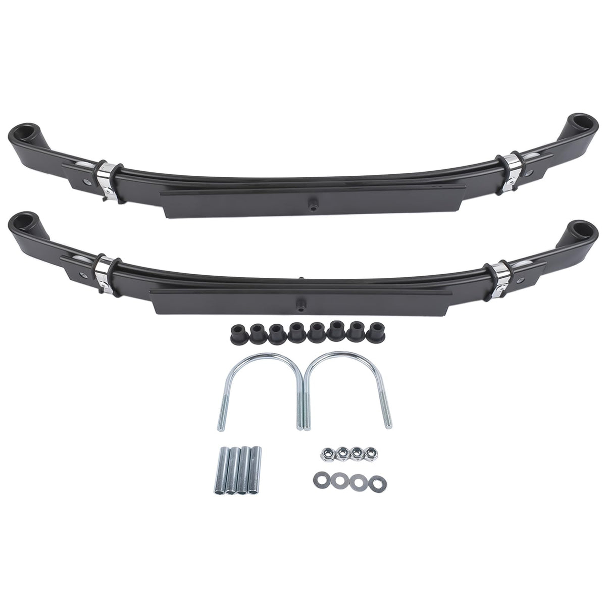 Fizzvex carbon steel rear spring close-up, showing rugged material