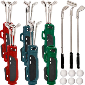 Flahard miniature golf set full collection enhances dollhouse decor.