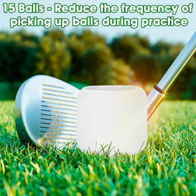 Flantor Practice Golf Balls reproduce realistic spin trajectories for refined swing.