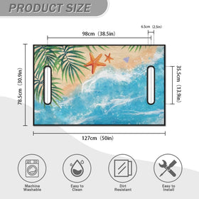 Flashideas Sandy Shore cover removal makes washing simple.