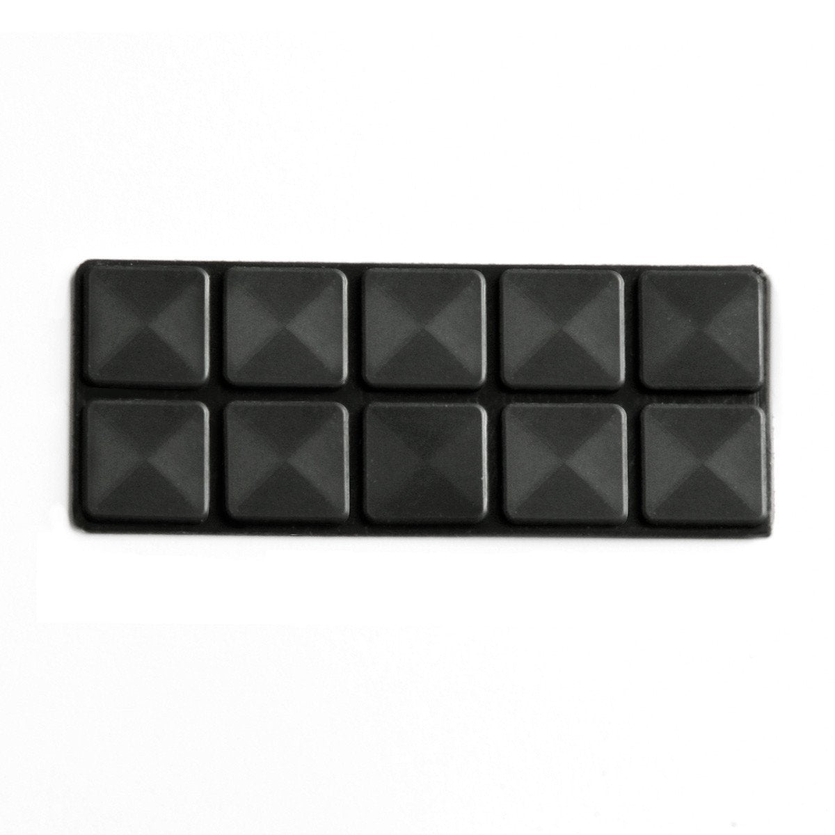 Flex Tee tungsten weights pack of 10 squares close-up for compact swing weight tuning.