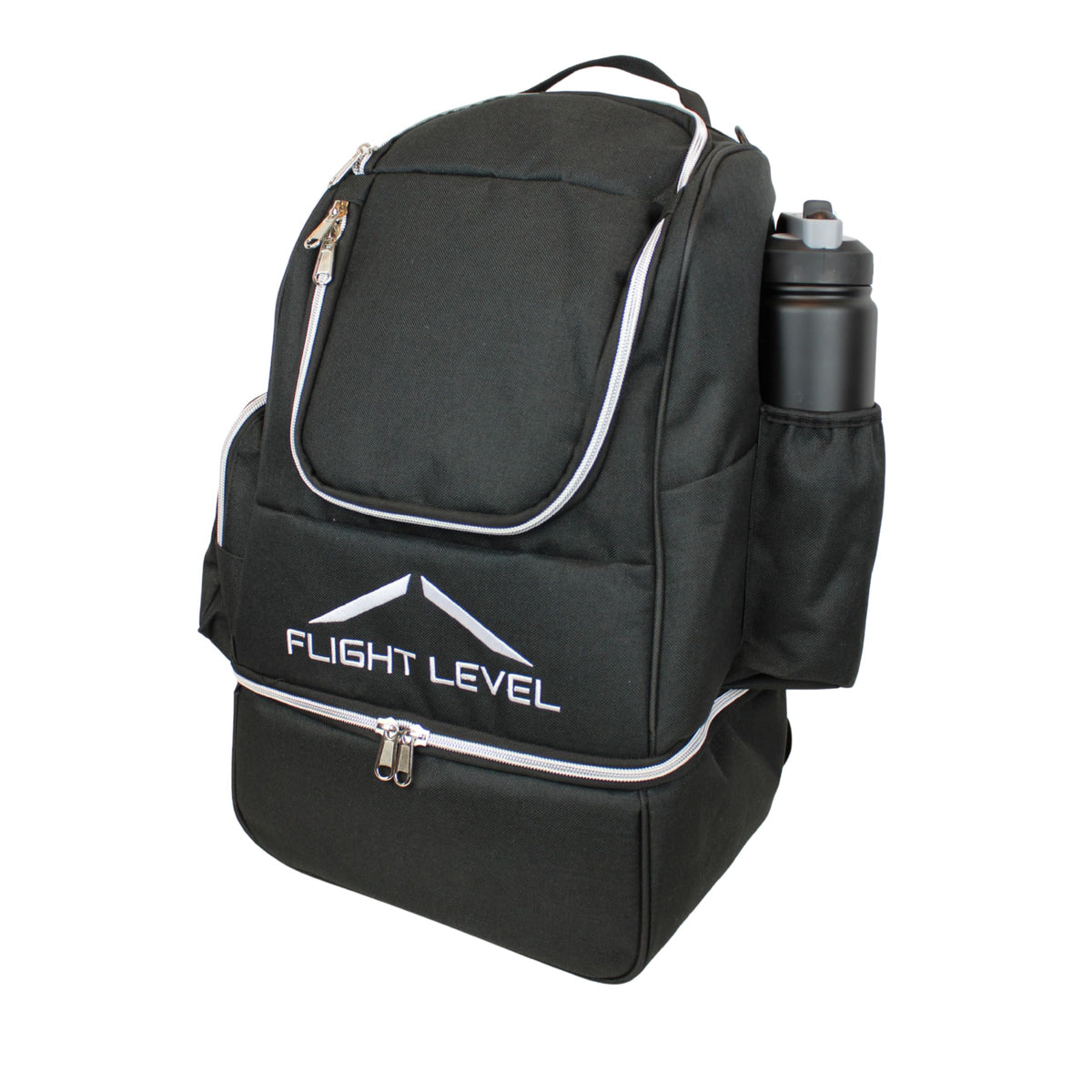 Flight Level insulated 12-can cooler pocket keeps drinks cold on course.