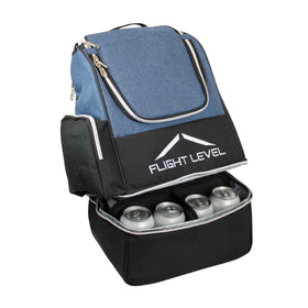 Flight Level cooler pocket keeps 12 cans cold during round