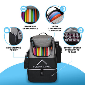 Flight Level Backpack with padded shoulder straps for comfort