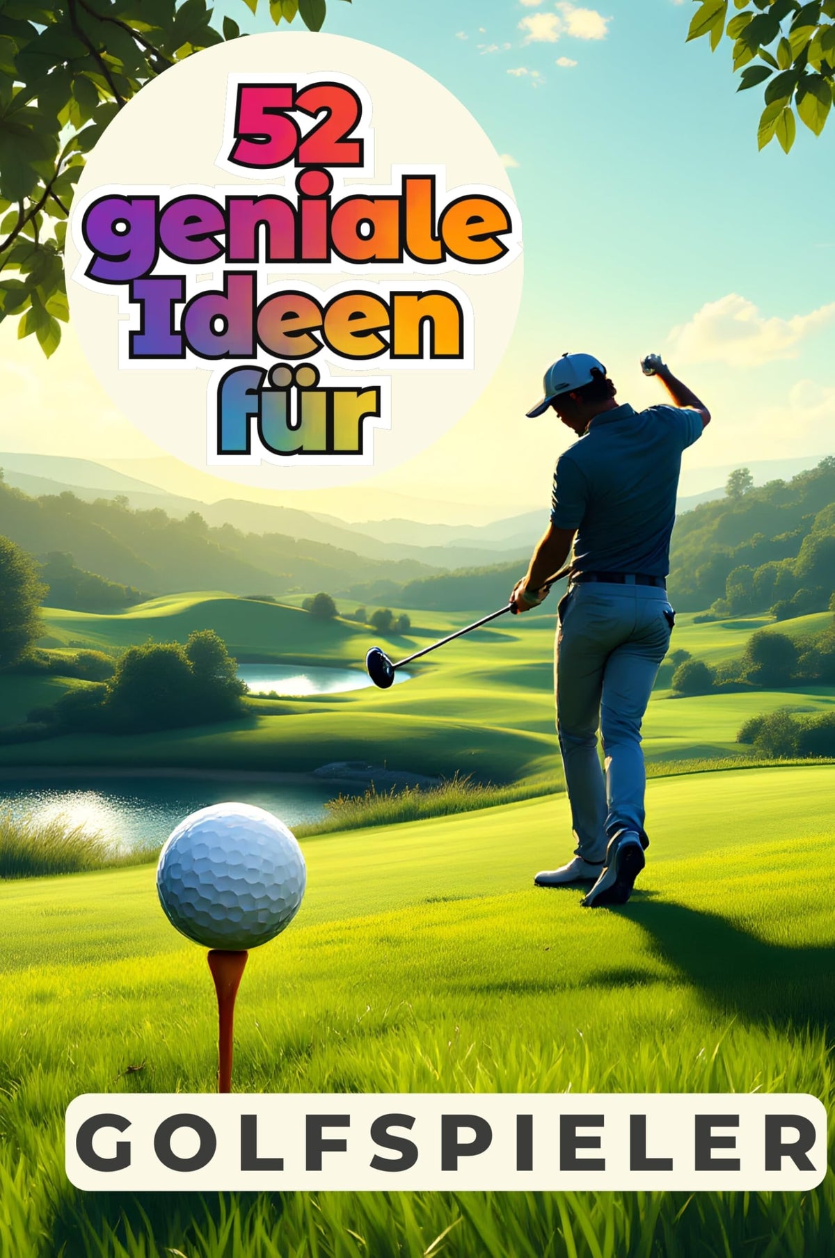 FlipFlop 52 Brilliant Ideas for Golfers cover with inspiring illustrations for creative practice on the course