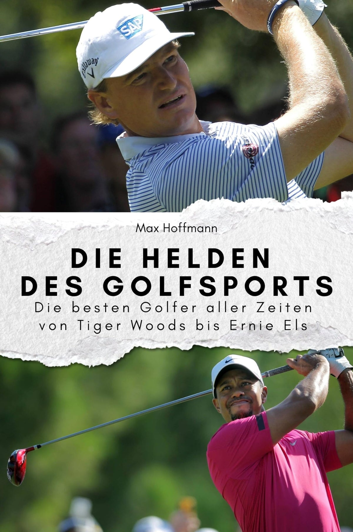 FlipFlop Golf Heroes German Edition book cover, ideal gift for golf fans at Christmas or birthdays
