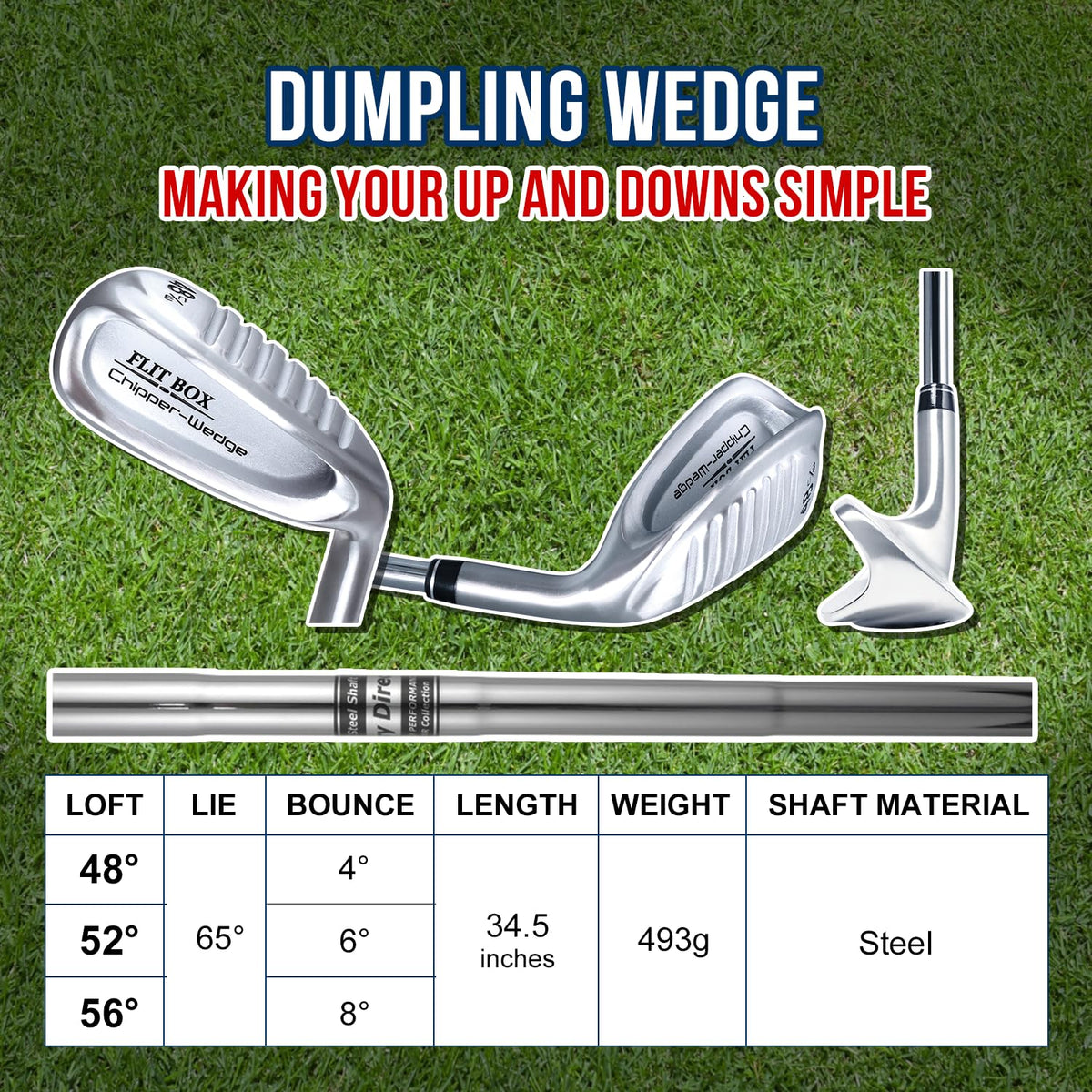 FLIT BOX Dumpling Wedge available for right and left-handed players
