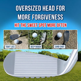 FLIT BOX Dumpling Wedge three loft options for greenside versatility.