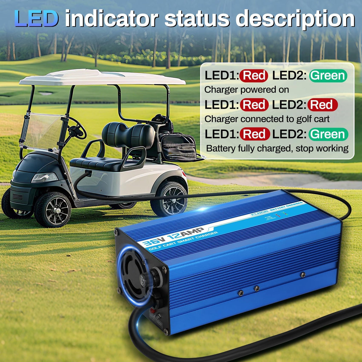 Flngr charger side view highlights compact, easy-to-install design.