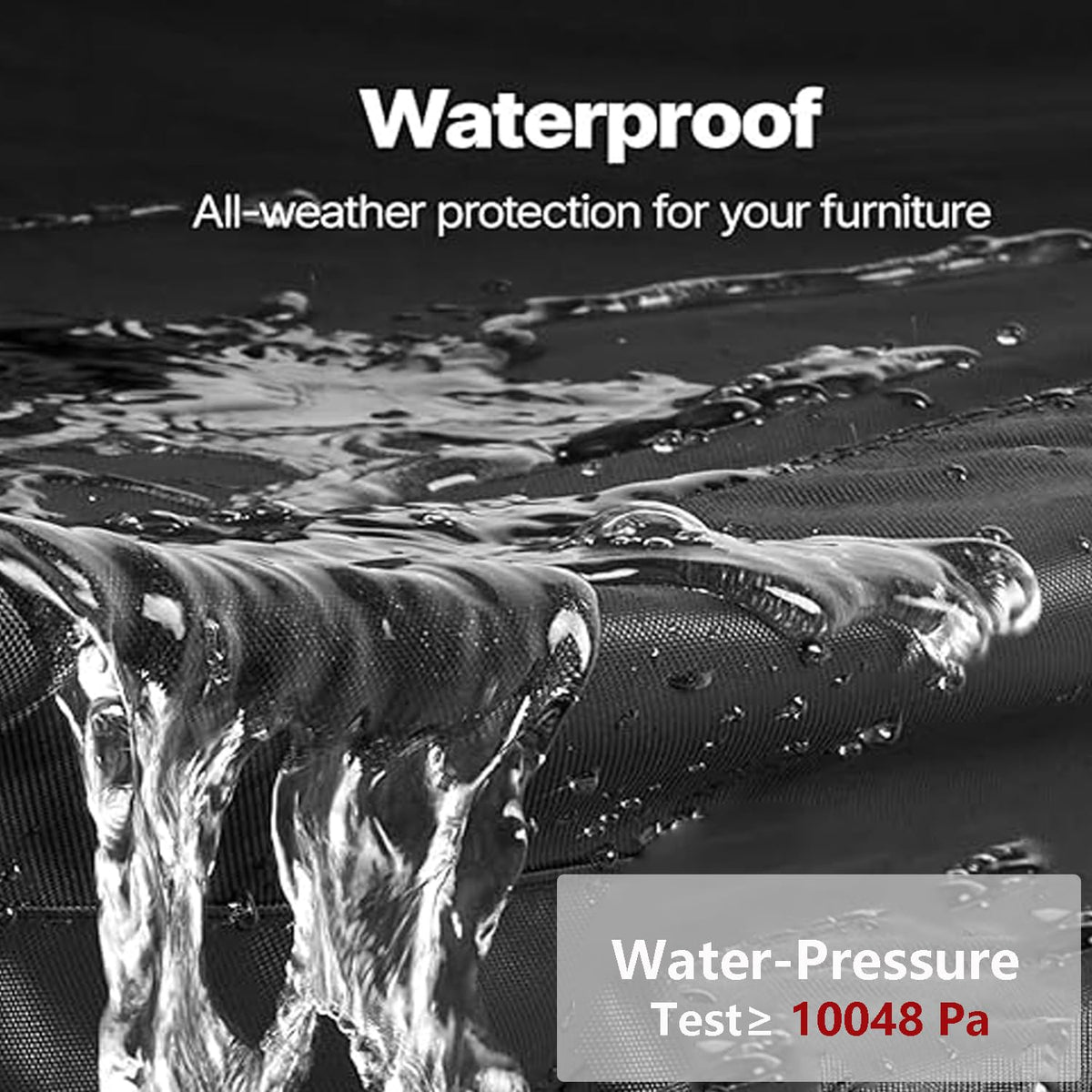 FLYMEI 420D polyester fabric detail enhances durability and UV resistance.