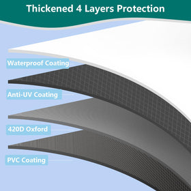 FLYMEI all-weather protection suitable for indoor and outdoor storage.