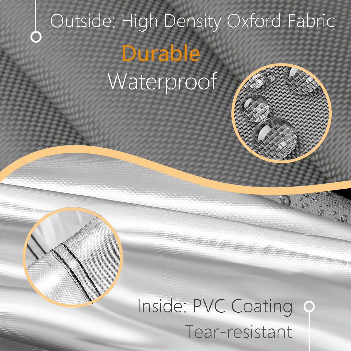FLYMEI wind-proof bottom strap keeps the cart secure in gusty conditions.