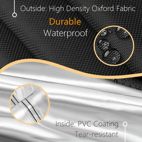 FLYMEI waterproof PVC layer keeps your cart dry in rain.