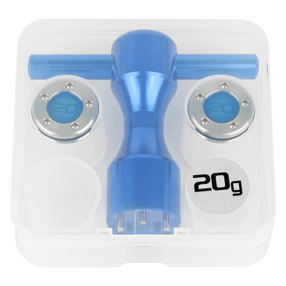 FoFoFo case stores weights and wrench for organized on-the-go setup