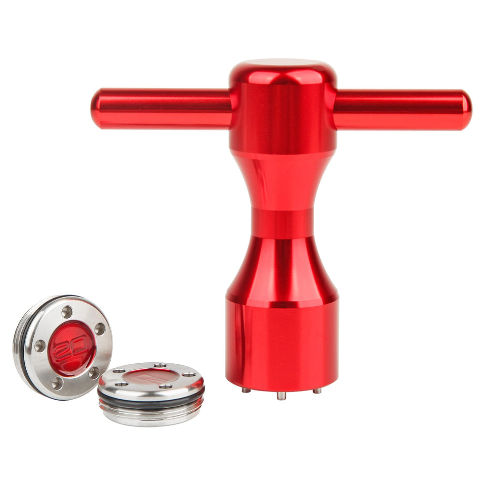 FoFoFo Golf Putter Weights in protective case for quick on-course adjustments